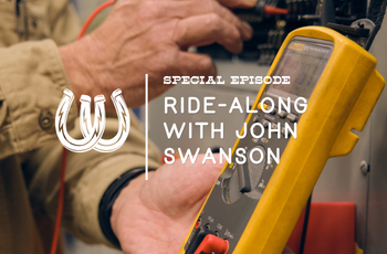 Episode tile picture - Title and John Swanson