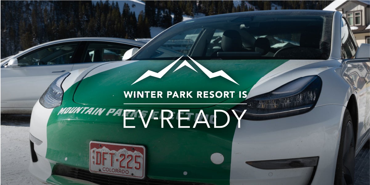  ribbon cutting at Winter Park Resort to celebrate 14 new EV charging stations
