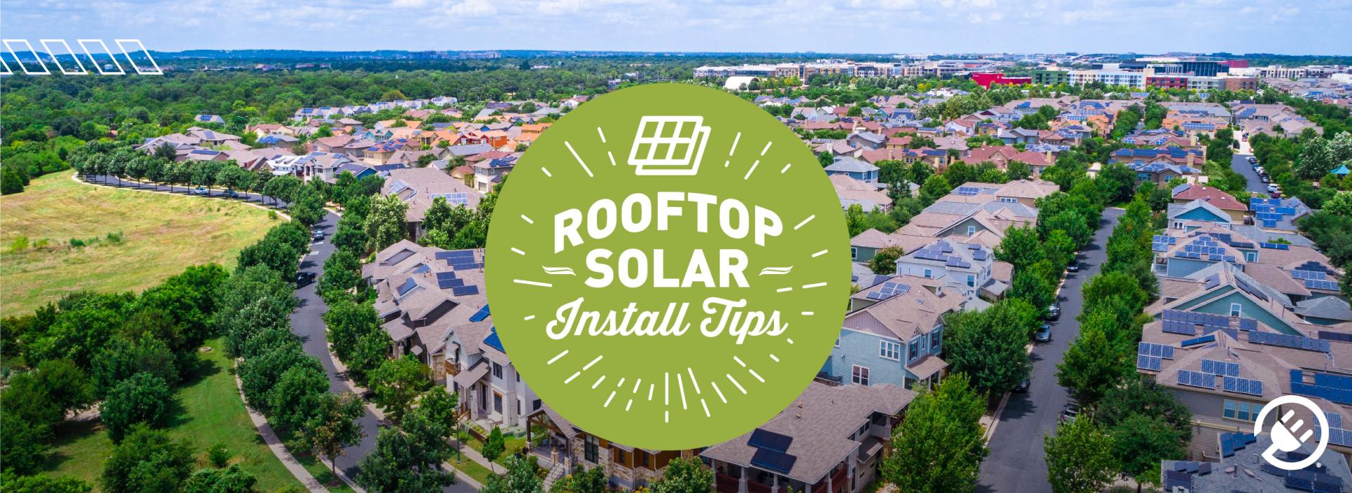 rooftop solar tips