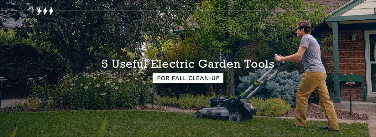 Useful Electric Garden Tools for Fall 