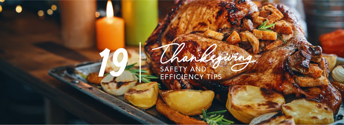 Tips for a Safe, Energy Efficient Thanksgiving Day