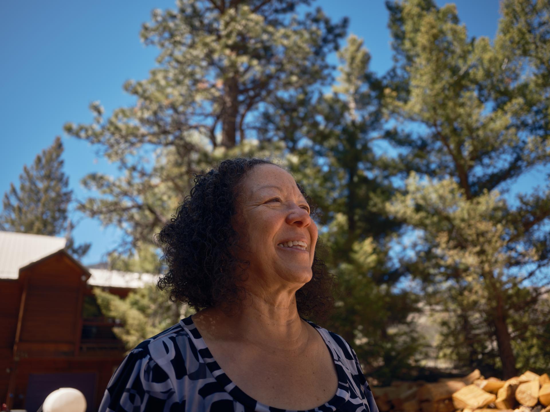 Carol Robinson looking optimistic 