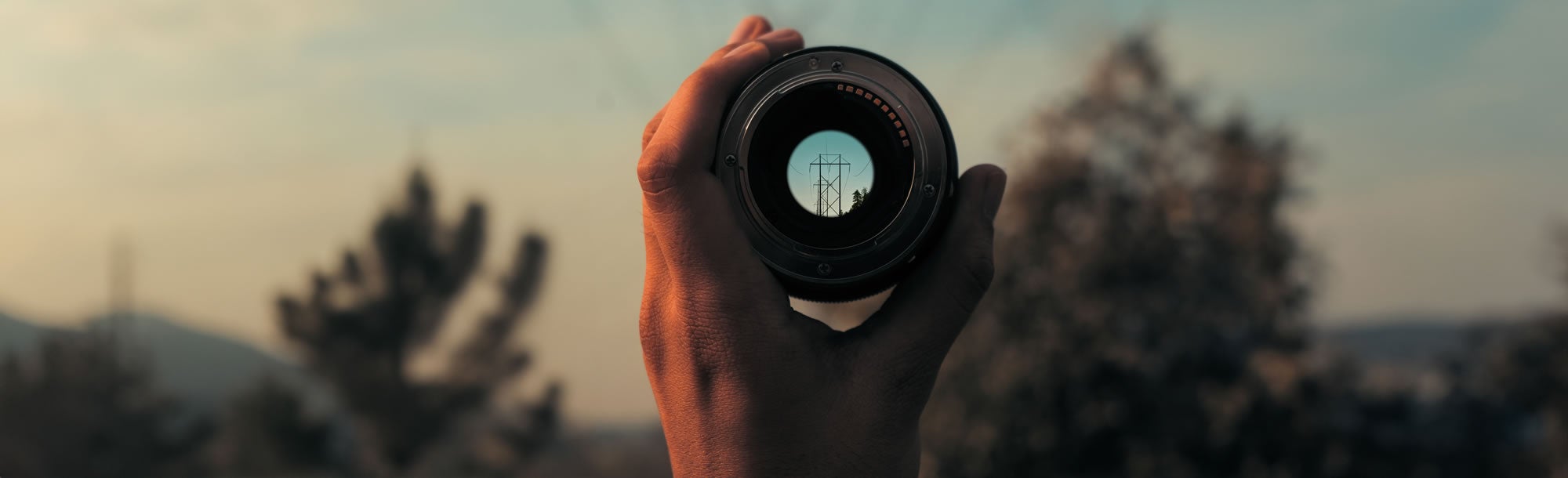 Camera Lens Background