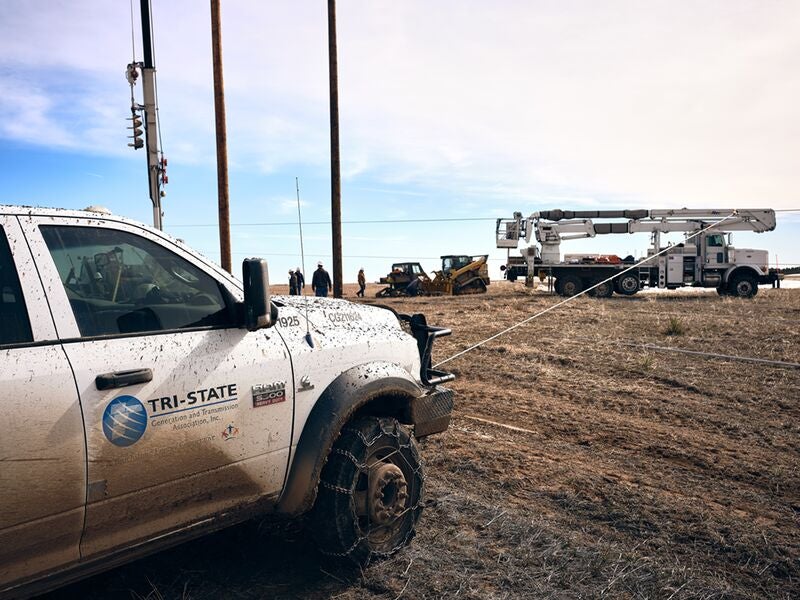 Line repair work