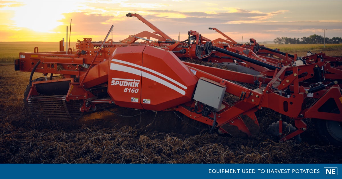 Potato farm harvesting, energy efficiency