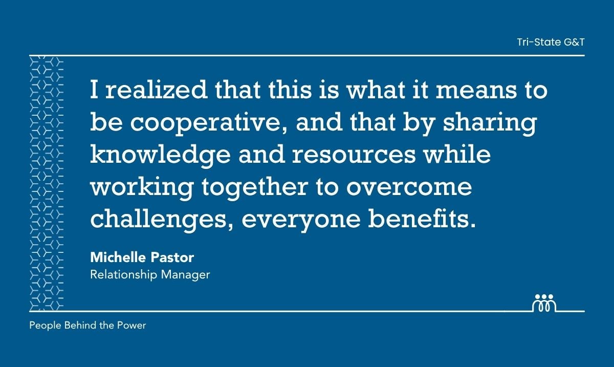 Quote: I realized that this is what it means to be cooperative, and that by sharing knowledge and resources while working together to overcome challenges, everyone benefits.