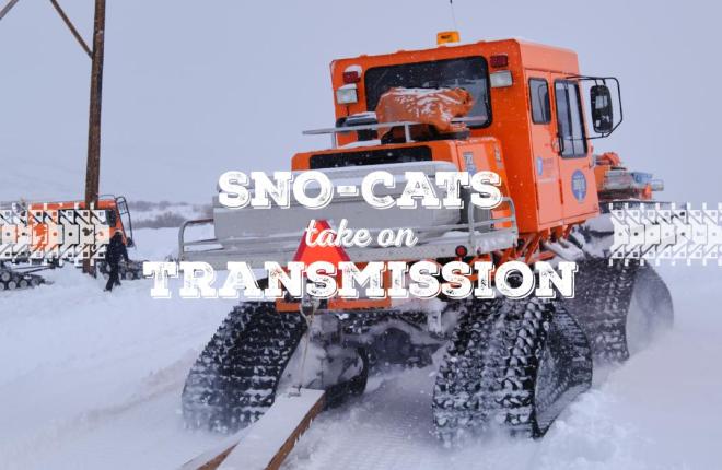 Sno-Cats Take on Transmission Line Maintenance