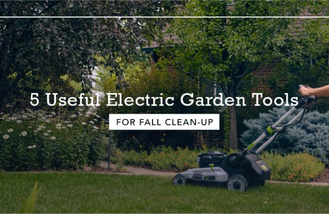 Useful Electric Garden Tools for Fall