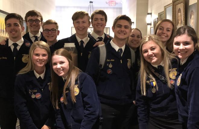 NE FFA Students