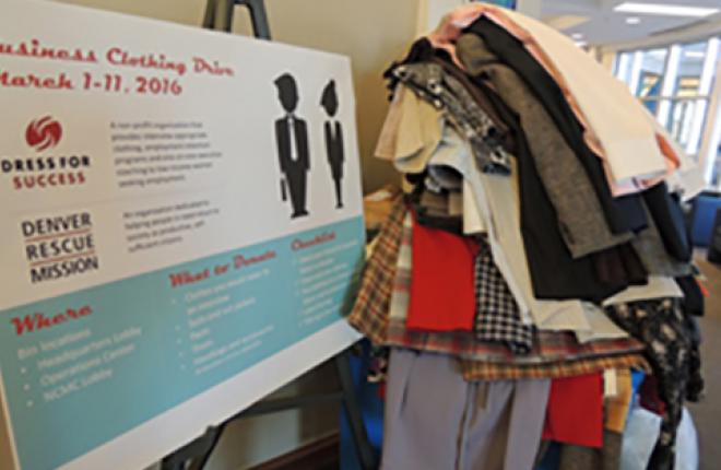 Tri-State employees collect clothing to donate