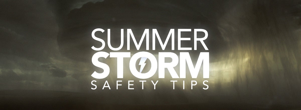 summer storm safety tips in Colorado