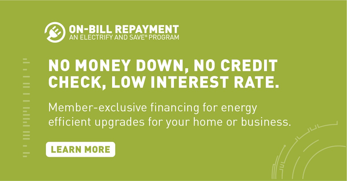 On-Bill Repayment Program energy efficiency savings